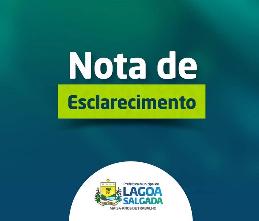 Prefeitura De Lagoa Salgada Emite Nota Sobre Cancelamento De Concursos