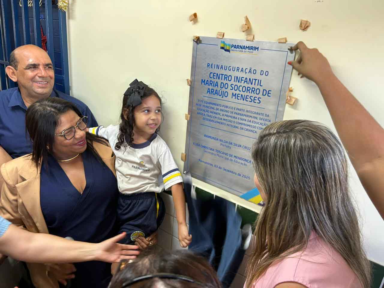Prefeitura reinaugura CMEI Maria do Socorro - Nova Parnamirim Notícias