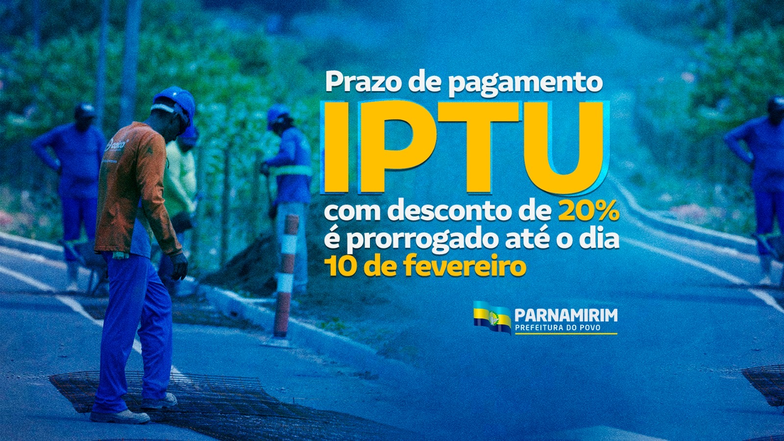 Prefeitura prorroga prazo para pagamento do IPTU 2026 com 20% de ...