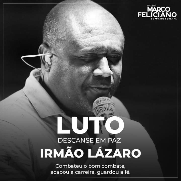 Morre o vereador Irmão Lázaro, por complicações da Covid ...