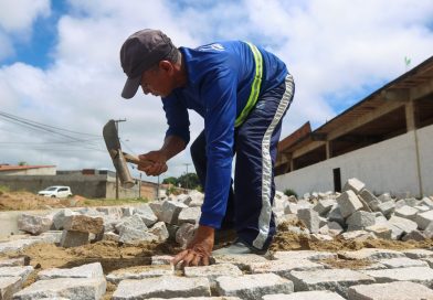 Parnamirim avança com obras de pavimentação em Cajupiranga