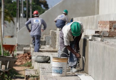 Prefeita Nilda acompanha obras no Campo de Liberdade