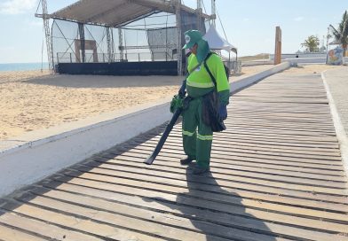 Em menos de 2 horas, Parnamirim recolhe mais de 10 toneladas de lixo em operação pós réveillon na orla Em menos de 2 horas, Parnamirim recolhe mais de 10 toneladas de lixo em operação pós réveillon na orla