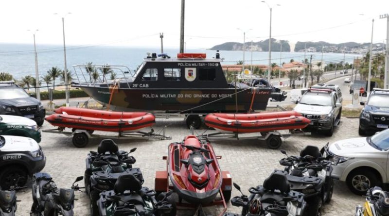 Governo do RN lança Operação Verão 2026 e exibe novos equipamentos da força de segurança