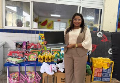 Prefeita Nilda entrega equipamentos e reforça compromisso com a educação na Escola Eva Lúcia de Mendonça