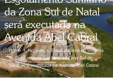 Etapa da obra do Sistema de Esgotamento Sanitário interditará trecho da Avenida Abel Cabral Etapa da obra do Sistema de Esgotamento Sanitário interditará trecho da Avenida Abel Cabral