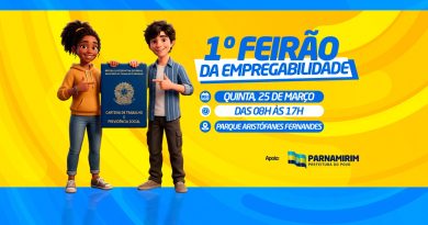 Feirão de Empregabilidade oferece mais de 600 vagas em Parnamirim