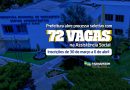 Prefeitura abre processo seletivo com 72 vagas na Assistência Social