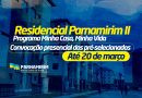 Residencial Parnamirim II: pré-selecionados têm até sexta (20) para validar cadastro