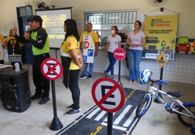 Prefeitura leva Projeto Educando para o Trânsito à Escola Nestor Lima