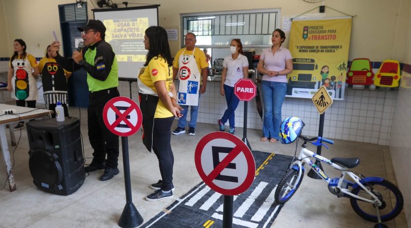 Prefeitura leva Projeto Educando para o Trânsito à Escola Nestor Lima