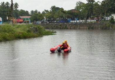 Bombeiros retomam buscas por jovem desaparecido no rio Jundiaí, em Macaíba
