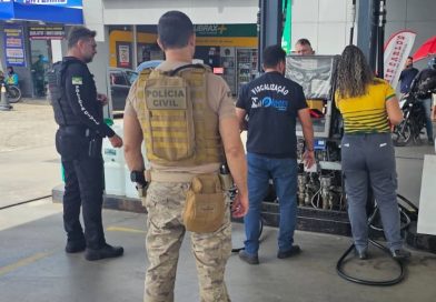 Polícia Civil realiza operação integrada de combate a fraudes em postos de combustíveis no RN