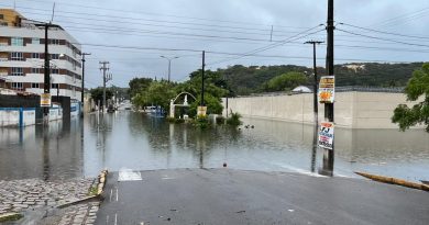 Inmet alerta para alagamentos e chuva forte em todo o RN