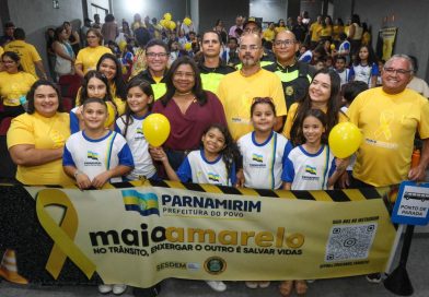 Gestão firme, compromisso com a vida: Parnamirim intensifica combate à violência no trânsito no Maio Amarelo