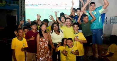 Prefeita Nilda assiste primeiro jogo da Copa junto com a Torcida do Povo Prefeita Nilda assiste primeiro jogo da Copa junto com a Torcida do Povo