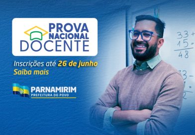 Parnamirim adere à Prova Nacional Docente e amplia oportunidades para seleção de professores Parnamirim adere à Prova Nacional Docente e amplia oportunidades para seleção de professores
