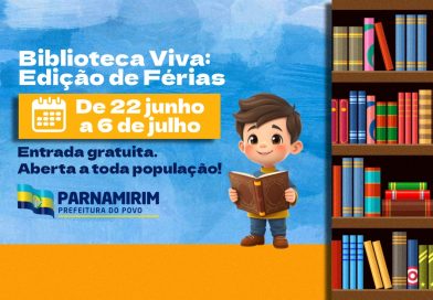 Prefeitura promove Biblioteca Viva com programação especial de férias Prefeitura promove Biblioteca Viva com programação especial de férias