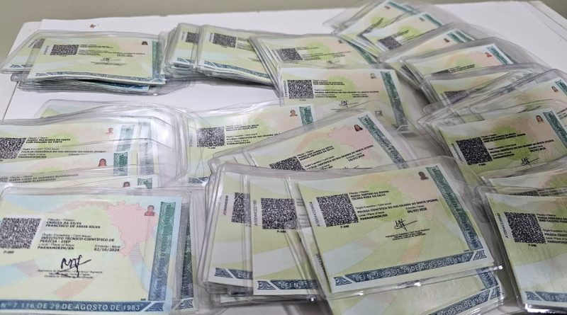 Câmara de Parnamirim convoca população para retirada de mais de 1.000 carteiras de identidade