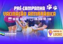 Pré-campanha de vacinação antirrábica continua neste sábado (18) em novos pontos de Parnamirim