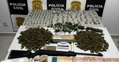 Polícia Civil prende homem em flagrante por tráfico de drogas e apreende cerca de 5 kg de entorpecentes em Parnamirim