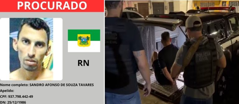 Foragido de Alcaçuz há 10 anos é preso; potiguar estava entre os mais procurados do Brasil Foragido de Alcaçuz há 10 anos é preso; potiguar estava entre os mais procurados do Brasil