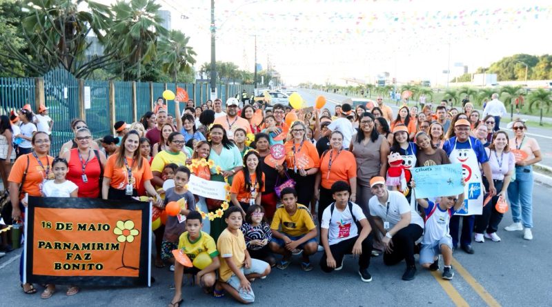 Caminhada Parnamirim Faz Bonito mobiliza rede de proteção à infância e adolescência Caminhada Parnamirim Faz Bonito mobiliza rede de proteção à infância e adolescência