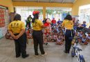 Agosto Verde: crianças do CMEI Maria Leonor participam de ação educativa sobre trânsito