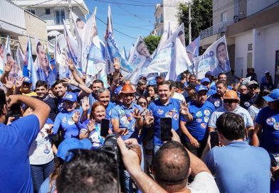 Caravana do Azulão passa por São Miguel, Encanto e São Francisco do Oeste e Allyson reforça compromisso com a água
