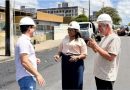 Nilda confere de perto o avanço das obras e mostra o Parnamirim Faz acontecendo