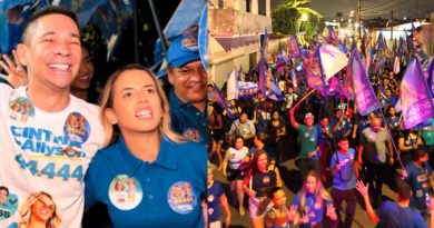 Léo Lima arrasta multidão em Parnamirim ao lado de Cinthia de Allyson.