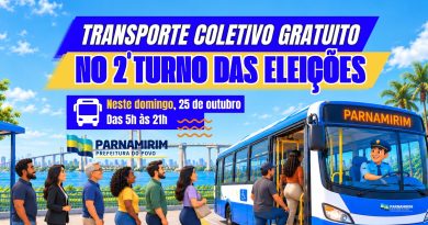 Parnamirim terá transporte coletivo gratuito no domingo de eleição