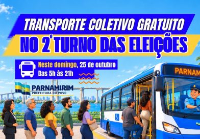 Parnamirim terá transporte coletivo gratuito no domingo de eleição