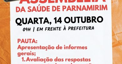 ASSEMBLEIA DA SAÚDE DE PARNAMIRIM ASSEMBLEIA DA SAÚDE DE PARNAMIRIM